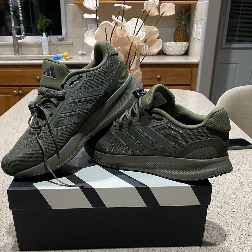 Adidas Runfalcon Men's Forest Green Sneakers